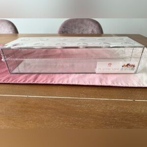 Target Bullseye Plastic vase with 12 flower spots.